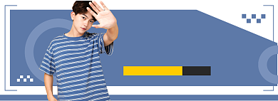 男装短袖夏季换季清仓促销banner背景