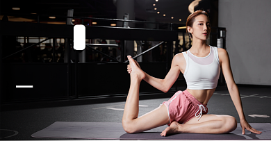 双十二瑜伽瑜伽服时尚促销海报健身背景