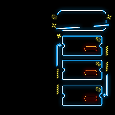 双十一大促霓虹灯光效电商直播间挂件背景