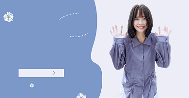 清新女装秋季衬衫上新淘宝电商横版图背景