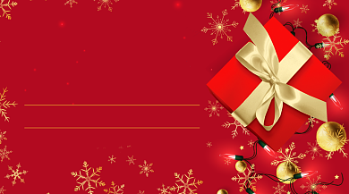 圣诞节狂欢满减促销活动手机海报背景