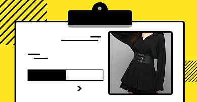 女装秋冬上新淘宝电商横版海报模板背景