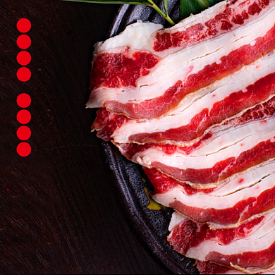 火锅自助主图背景