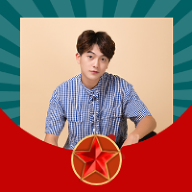 铁血军魂建军节头像框背景