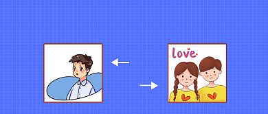 蓝色简约七夕脱单秘籍公众号首图背景