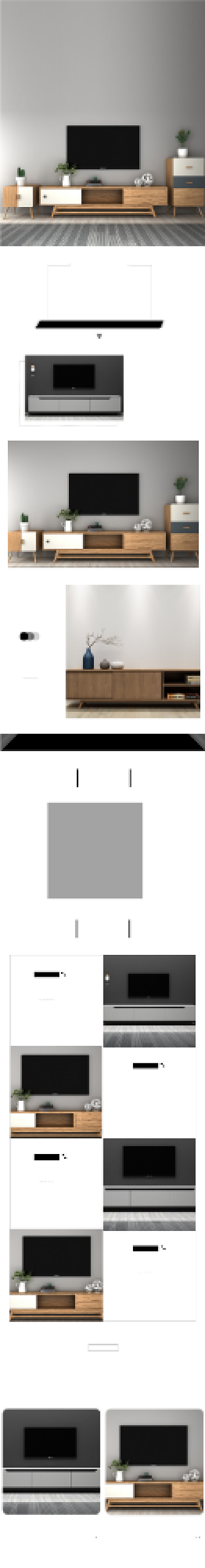 电视柜家居家具装饰详情页背景