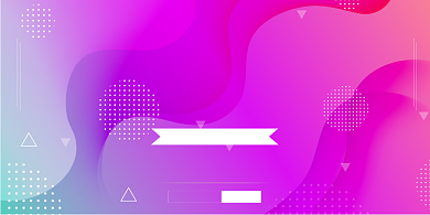 店庆粉紫波纹抽象优惠促销宣传展板背景