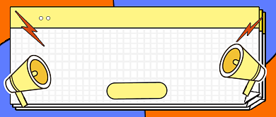 卡通企业公司调整公告公众号首图背景