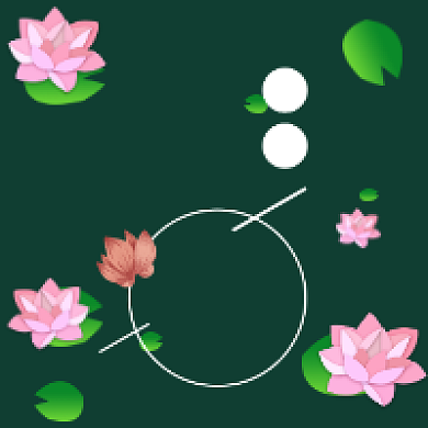 处暑节气简约插画公众号次图背景