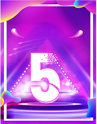 紫红色炫彩促销双11大促倒计时背景