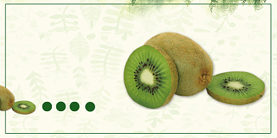 新鲜猕猴桃清新展牌背景