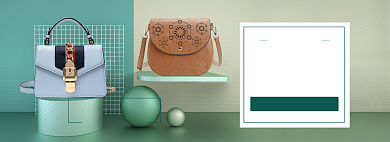 秋季新品女包上新促销banner背景