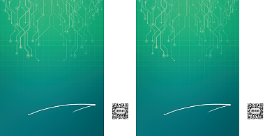 绿色渐变纹理科技手提袋包装设计背景