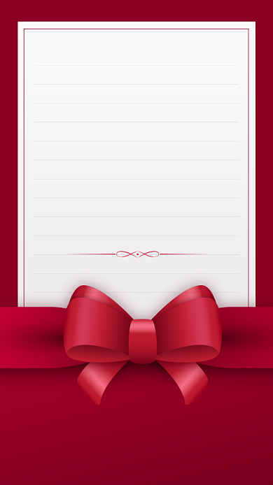 婚礼邀请函红色信封手机海报背景
