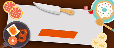 美食特价优惠公众号封面首图背景