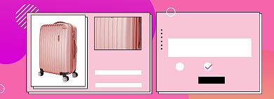 国庆中秋出行拉杆箱行李箱淘宝电商banner背景