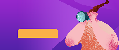 企业招聘扁平卡通公众号首图背景