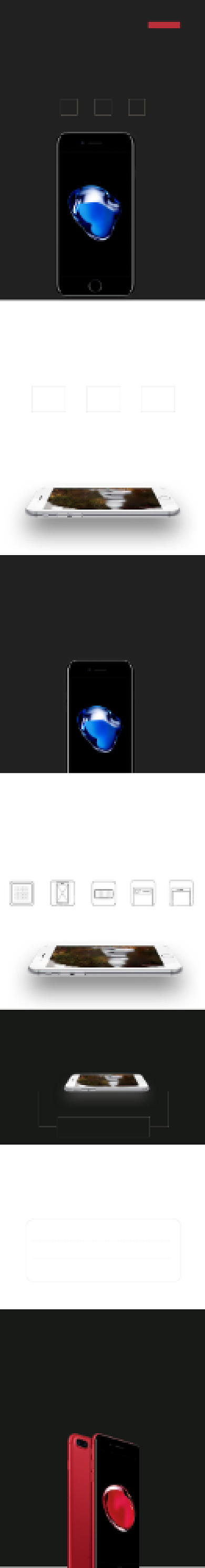 黑色简约风智能手机电脑电商详情页模板背景