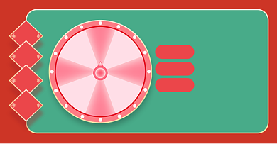 美妆护肤店铺活动抽奖图模板背景