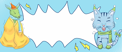 超凶的冷空气动物降温公众号首图背景