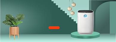 双十一家电专场空气净化器全屏海报背景