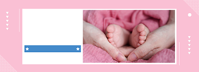 宝宝百天艺术照电商促销海报背景