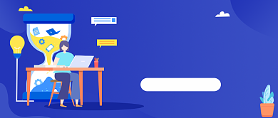 升职加薪插画公众号首图背景