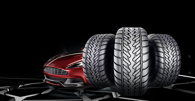 汽车配件轮胎5折汽配双十二促销海报背景