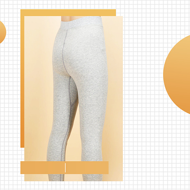 冬季保暖加厚女士打底裤简约促销主图背景