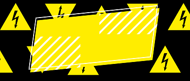 黑色黄色用电安全小贴士公众号首图背景