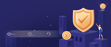 黑金金融保险公众号首图背景
