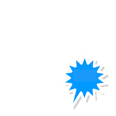 蓝色爆炸效果特价标签背景