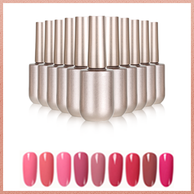 指甲油色号美甲颜色展示主图背景