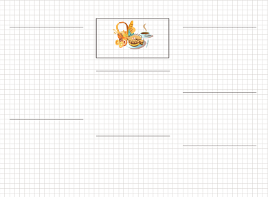 蛋糕甜品店美食简约格子菜单背景