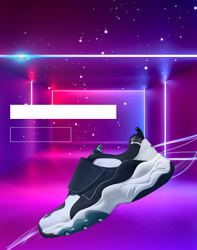 男人节大促酷炫运动鞋男鞋休闲鞋海报背景
