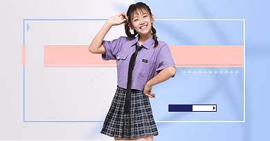 秋季冬季女装上新横板海报背景