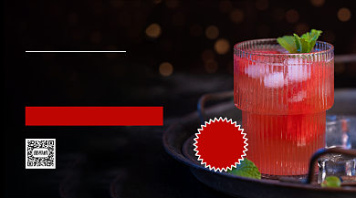 小清新夏日特饮西瓜汁饮品背景