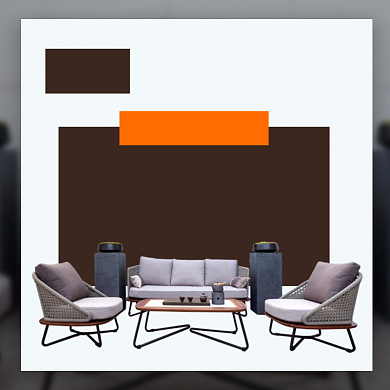 双十一家居家具沙发套装促销主图直通车背景