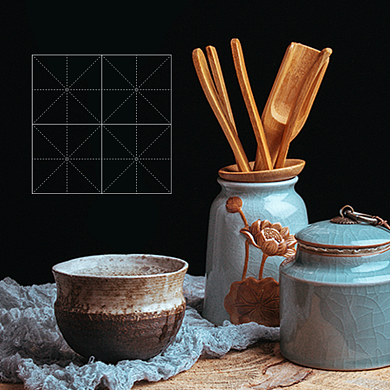 茶叶促销时尚简约电商主图背景