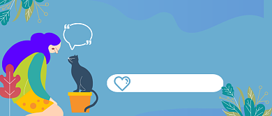 宠物交流手绘卡通公众号首图背景