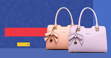 双十二女装女包时尚促销海报上新背景