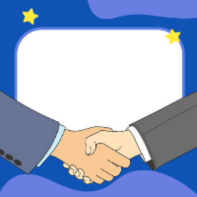 招聘人才简约插画公众号次图背景