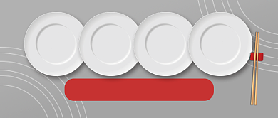 节约粮食光盘行动公众号首图背景