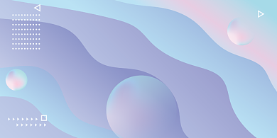 年会简约大气浅色渐变几何企业展板背景