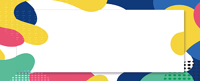 彩色孟菲斯涂鸦式波点商场代金券背景