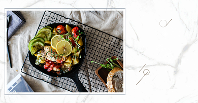 高端简约日式进口锅具海报背景