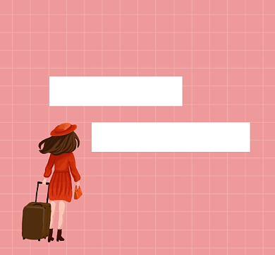 与温柔重逢粉色清新朋友圈封面背景