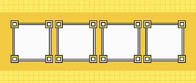 黄色简约企业行政放假通知新媒体配图背景