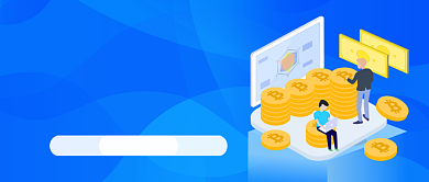 蓝色卡通基金推荐公众号首图背景