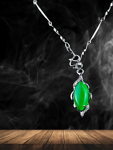 和田玉项链饰品淘宝主图直通车模板背景